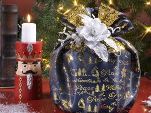 Confezione panettone blu