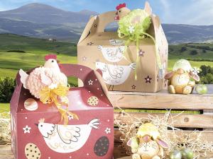 Easter hen boxes