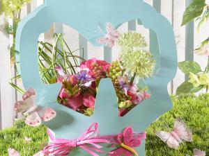 Floral basket gift idea