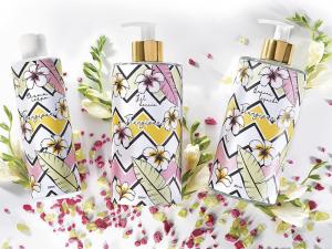 Frangipani-scented body products
