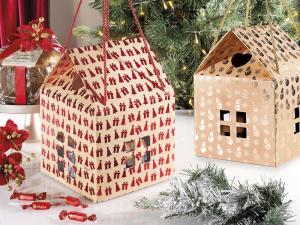 Maison en coffret cadeau de Noël