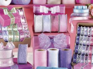 Nastri e tulle in rosa