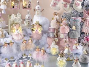 Natale in rosa, articoli decorativi