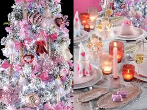 Navidad con temática rosa