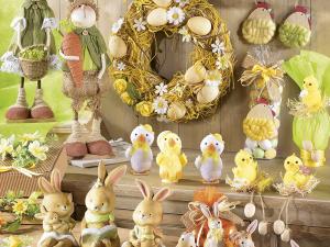 Objets de décoration de Pâques