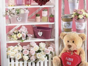 Orso gigante san valentino in vetrina