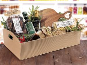 Packaging autunno cesto regalo