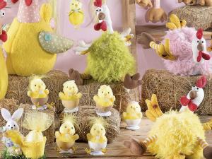 Pulcini e gallinelle pasquali
