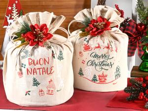 Sacchetto panettone pandoro buon natale