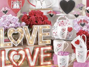 Scritte decorative di San Valentino