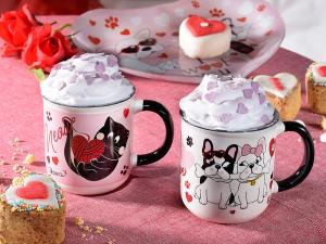 Valentine's day lovers mugs