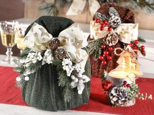 Weihnachtliche Panettone-Tüten