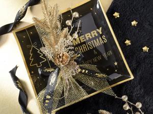 Weihnachtsgeschenkideen in Schwarz und Gold