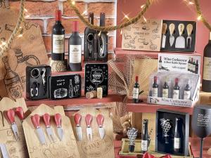 Wine not: wine and cheese gift items