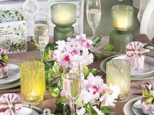 arreglo de mesa con flores