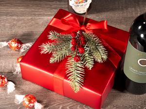 carta regalo di natale nastri accessori