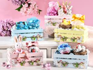 cesti confezioni di Pasqua