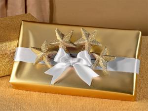 confezioni carta oro natale