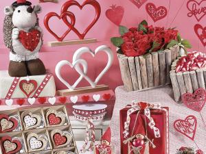 décorations d'emballage de la saint valentin