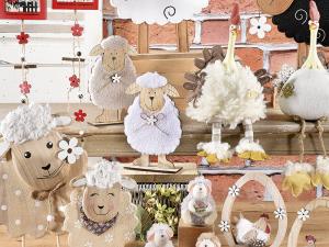 decori pasqua legno