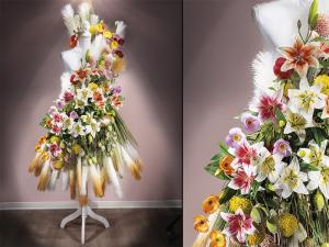 how to set up a spring window display