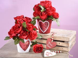 rose artificiali per San Valentino