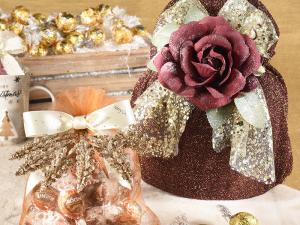 sacchetti e fiori artificiali per panettone