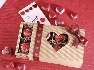 scatola cuore cioccolatini