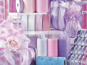 tulle nastri e colombe pasquali