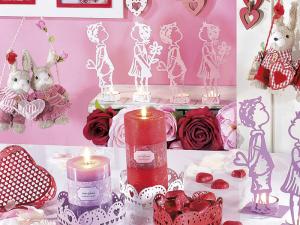 valentine's day candle holder