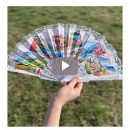 Abanicos plegables para el verano