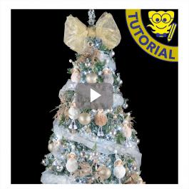 Albero di Natale oro e argento