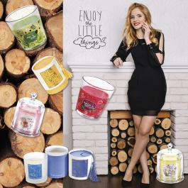 Bougies à la maison, parfum de créateur