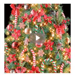 Candy Christmas: decorazioni e stelle di Natale