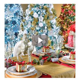 Christmas 2022 table setting,