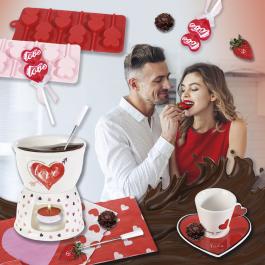 Corazones y decoraciones en la casa