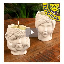 Crea candele con sabbia di cera