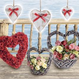Decorazioni Floreali e Cuori per San Valentino