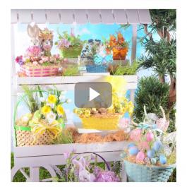 Setting up an Easter cart