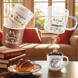 Tazzine e bicchieri da caffè