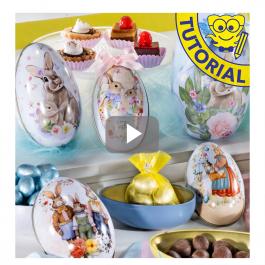 Uovo di Pasqua in metallo