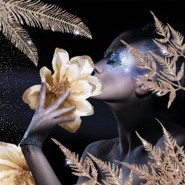 fiori artificiali oro: capodanno