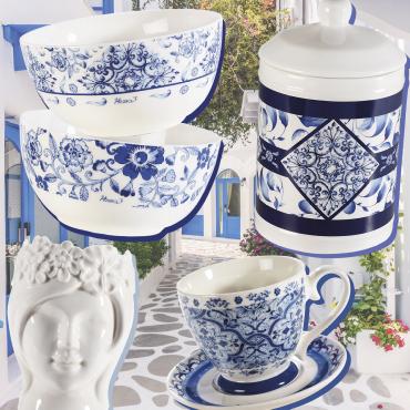 Articoli da cucina in maiolica