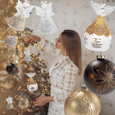 Décorations élégantes pour sapin de Noël