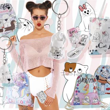 Feline fashion, themed gift items