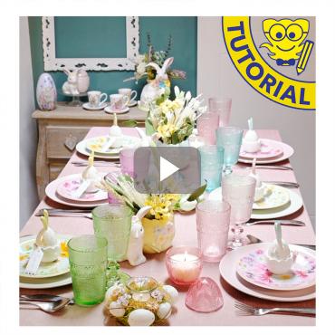 How to set up the Easter table