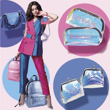 Iridescent fashion: bags and accessories