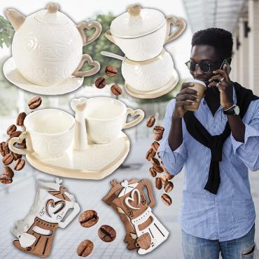 Leidenschaft für Kaffee: Küchenkeramik und Accesso