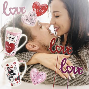 Valentinstag: Tassen und Geschenkideen