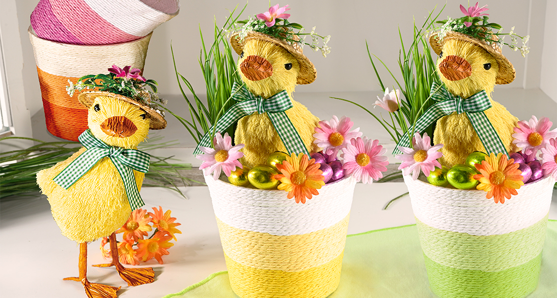 Pollitos de Pascua decorativos